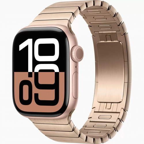 Apple Watch S10 46mm Gold Link Bracelet б/у Состояние "Отличный"