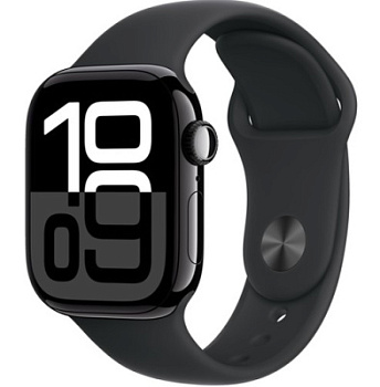 Apple Watch Series 10  Silver Case with Denim Sport Band M/L 