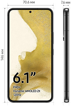 Samsung Galaxy S22 Snapdragon  Белый 128gb б/у